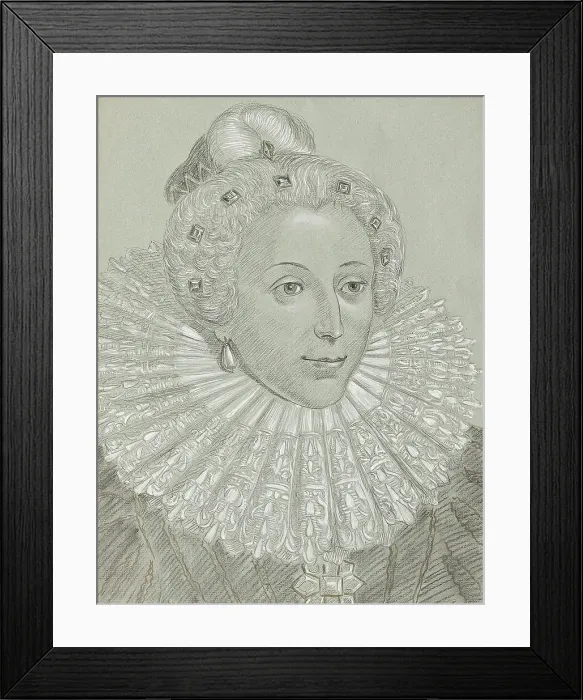 Framed Print : Queen Elizabeth of England, undated. (c1910s) Creator: Franz von Matsch Framed Print : Queen Elizabeth of England, undated. (c1910s) Creator: Franz von Matsch