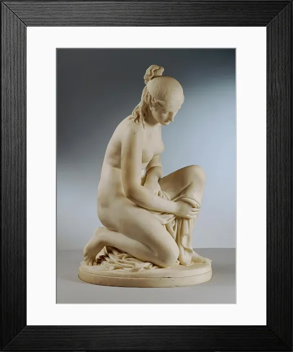 Framed Print : Venus after bathing, 1816. Creator: Johann Nepomuk Schaller Framed Print : Venus after bathing, 1816. Creator: Johann Nepomuk Schaller
