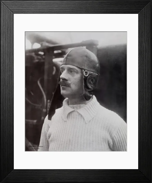 Framed Print : Flight baron Carl Cederström wearing a leather hood. Creators: Allhem publishing house, Sophus Juncker-Jensen Framed Print : Flight baron Carl Cederström wearing a leather hood. Creators: Allhem publishing house, Sophus Juncker-Jensen