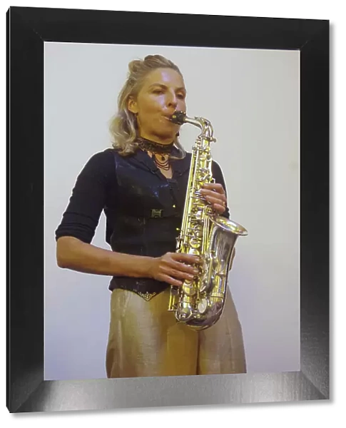 Aleksandra Topczewska, Gary Crosby Sextet, National Jazz Archive, Loughton, Essex, Oct 2023. Creator: Brian O'Connor