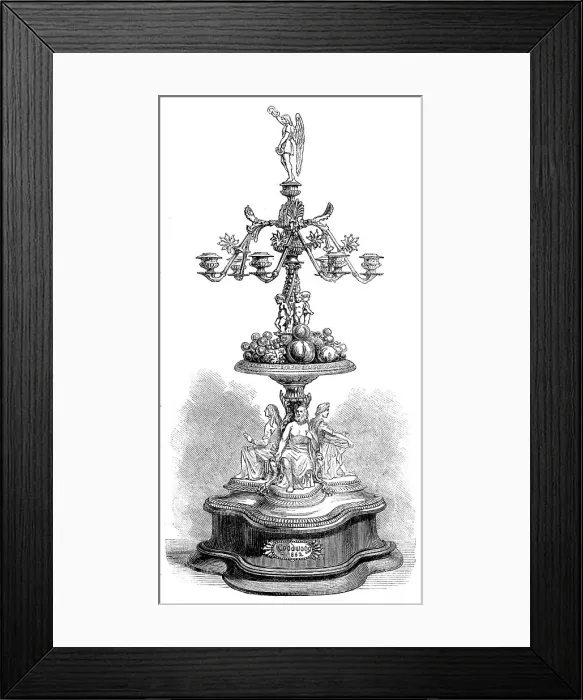 Framed Print : Goodwood Races: the Goodwood Cup, 1862. Creator: Unknown Framed Print : Goodwood Races: the Goodwood Cup, 1862. Creator: Unknown