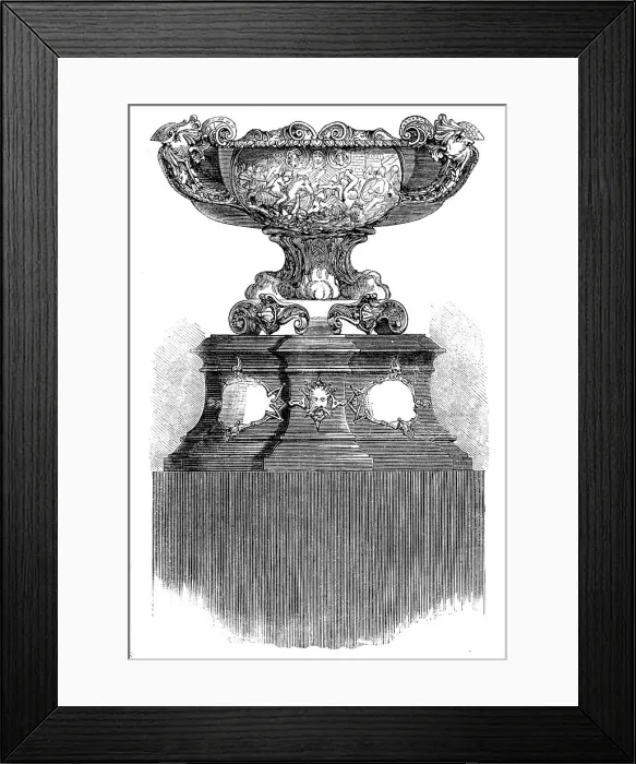 Framed Print : Goodwood Races: the Steward's Cup, 1862. Creator: Unknown Framed Print : Goodwood Races: the Steward's Cup, 1862. Creator: Unknown