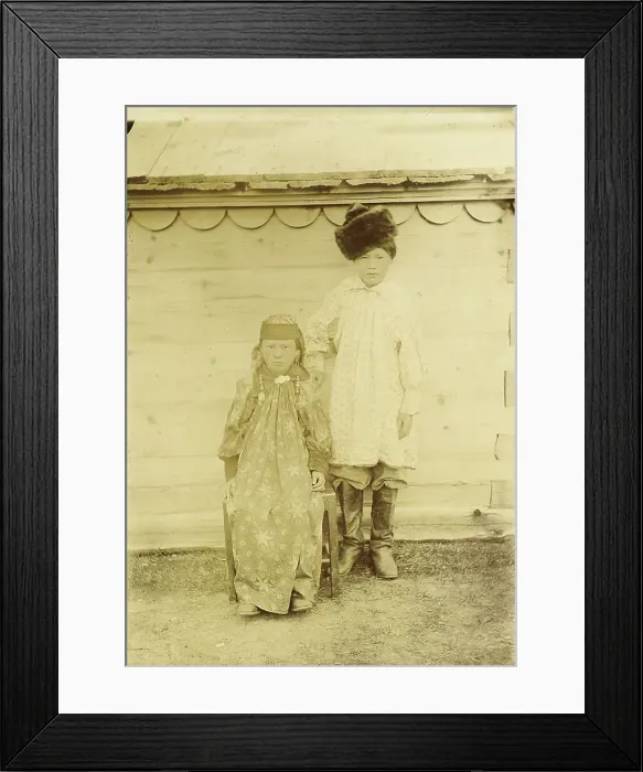Framed Print : Kachin Adolescents Domozhakov District, 1894. Creator: Unknown Framed Print : Kachin Adolescents Domozhakov District, 1894. Creator: Unknown