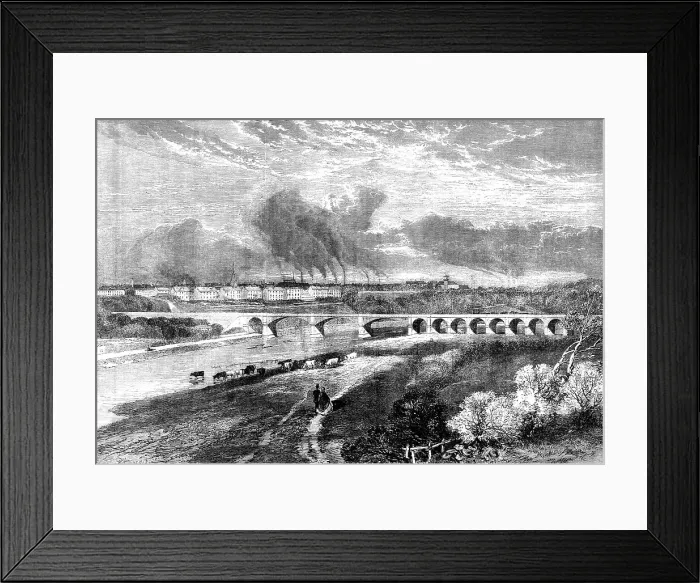 Framed Print : Preston, Lancashire, 1862. Creator: Unknown Framed Print : Preston, Lancashire, 1862. Creator: Unknown