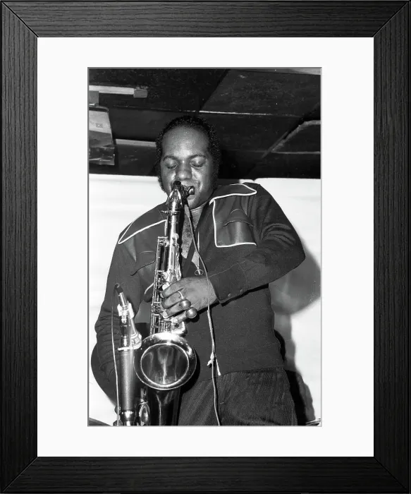Framed Print : Eddie Harris, Ronnie Scott's Jazz Club, Soho, London, 1973. Creator: Brian O'Connor Framed Print : Eddie Harris, Ronnie Scott's Jazz Club, Soho, London, 1973. Creator: Brian O'Connor