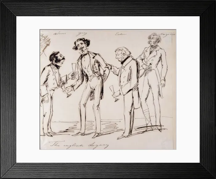 Framed Print : The English legacy'. The English Diplomatic Corps. (c1850s) Creator: Fritz von Dardel. The English legacy'. The English Diplomatic Corps. (c1850s) Creator: Fritz von Dardel Framed Print : The English legacy'. The English Diplomatic Corps. (c1850s) Creator: Fritz von Dardel. The English legacy'. The English Diplomatic Corps. (c1850s) Creator: Fritz von Dardel