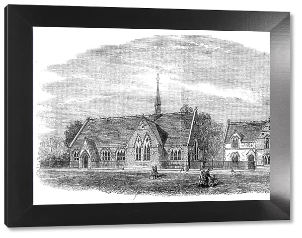 New Wesleyan schools at Blackburn, Lancashire, 1862. Creator: Unknown