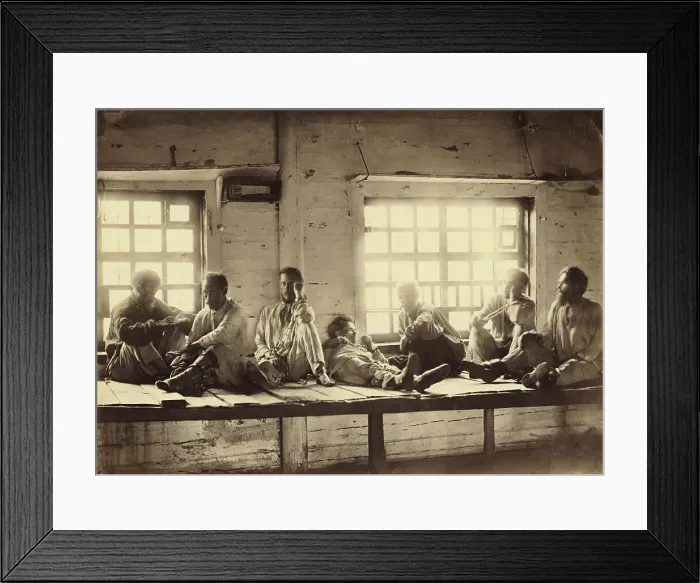 Framed Print : Punishment Cell, 1891. Creator: Aleksei Kuznetsov Framed Print : Punishment Cell, 1891. Creator: Aleksei Kuznetsov