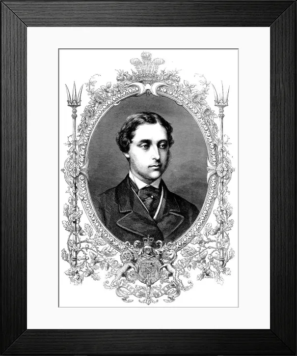 Framed Print : His Royal Highness the Prince of Wales, 1862. Creator: Mason Jackson Framed Print : His Royal Highness the Prince of Wales, 1862. Creator: Mason Jackson