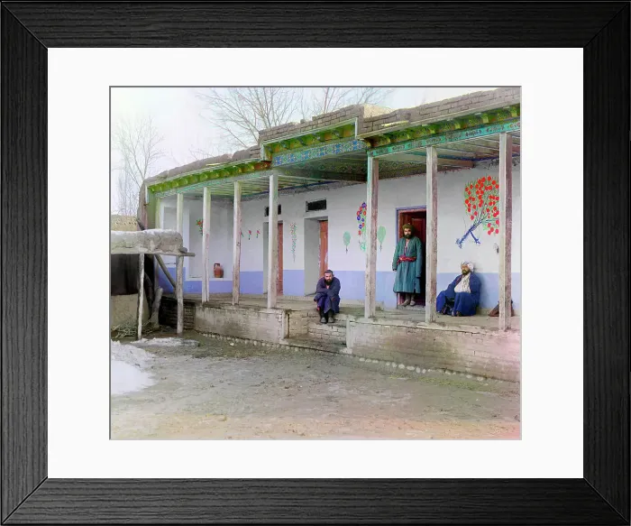 Framed Print : Sart house: on the outskirts of Samarkand, between 1905 and 1915. Creator: Sergey Mikhaylovich Prokudin-Gorsky Framed Print : Sart house: on the outskirts of Samarkand, between 1905 and 1915. Creator: Sergey Mikhaylovich Prokudin-Gorsky