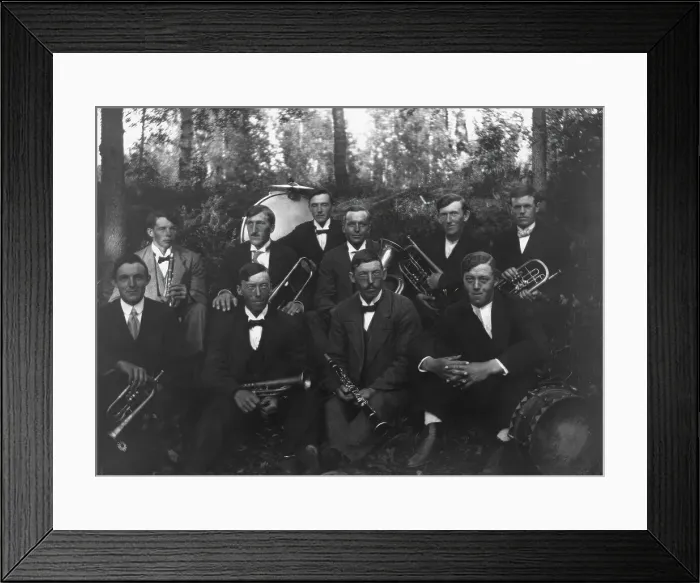 Framed Print : Lima Music Choir, Britt Edvin, Emil Samuelsson, Leonard Hansson, Mill- Johan Olsson.... 1917. Creator: Leonard Hansson Framed Print : Lima Music Choir, Britt Edvin, Emil Samuelsson, Leonard Hansson, Mill- Johan Olsson.... 1917. Creator: Leonard Hansson