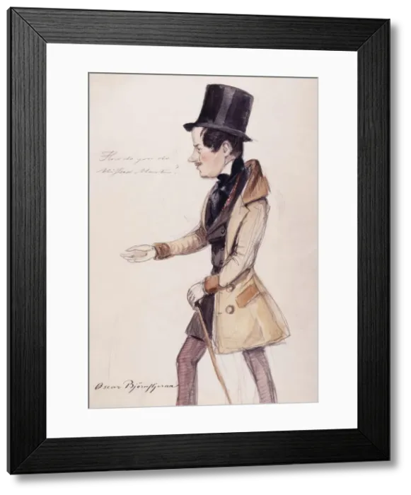 Framed Print : How do you do Mistress Martin? Oscar Björnstjerna. (c1850s). Creator: Fritz von Dardel. How do you do Mistress Martin? Oscar Björnstjerna. (c1850s). Creator: Fritz von Dardel Framed Print : How do you do Mistress Martin? Oscar Björnstjerna. (c1850s). Creator: Fritz von Dardel. How do you do Mistress Martin? Oscar Björnstjerna. (c1850s). Creator: Fritz von Dardel