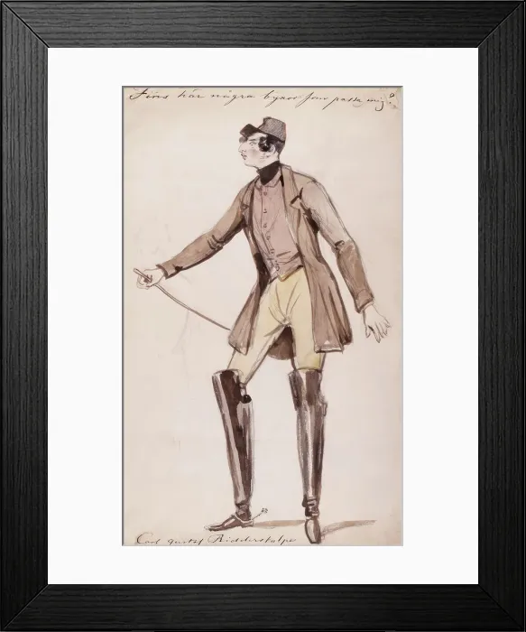 Framed Print : Are there any trousers here that fit me? Carl Gustaf Ridderstolpe. (c1840s). Creator: Fritz von Dardel. Are there any trousers here that fit me? Carl Gustaf Ridderstolpe. (c1840s). Creator: Fritz von Dardel Framed Print : Are there any trousers here that fit me? Carl Gustaf Ridderstolpe. (c1840s). Creator: Fritz von Dardel. Are there any trousers here that fit me? Carl Gustaf Ridderstolpe. (c1840s). Creator: Fritz von Dardel