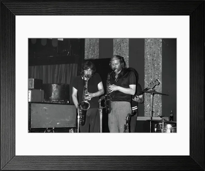 Framed Print : Dick Morrisey and Dave Quincy, If, Marquee Club, Soho, London, 1971. Creator: Brian O'Connor Framed Print : Dick Morrisey and Dave Quincy, If, Marquee Club, Soho, London, 1971. Creator: Brian O'Connor
