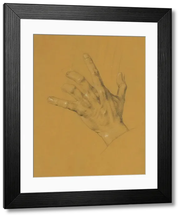 Framed Print : Hand study for Ossian and Malvina, before 1821. Creator: Johann Peter Krafft. Hand study for Ossian and Malvina, before 1821. Creator: Johann Peter Krafft Framed Print : Hand study for Ossian and Malvina, before 1821. Creator: Johann Peter Krafft. Hand study for Ossian and Malvina, before 1821. Creator: Johann Peter Krafft