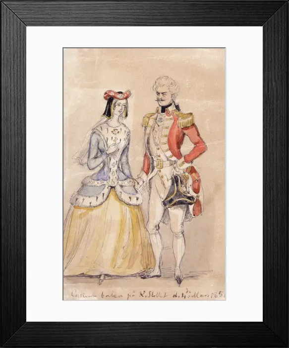 Framed Print : Costume ball at the royal palace d. 4 March 1851'. Creator: Fritz von Dardel. Costume ball at the royal palace d. 4 March 1851'. Creator: Fritz von Dardel Framed Print : Costume ball at the royal palace d. 4 March 1851'. Creator: Fritz von Dardel. Costume ball at the royal palace d. 4 March 1851'. Creator: Fritz von Dardel