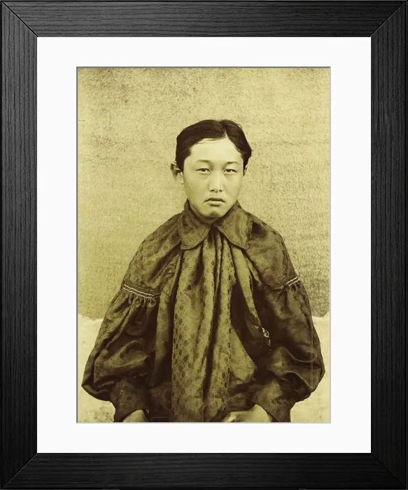 Framed Print : A Young Kachin Chirkov, 1894. Creator: Unknown Framed Print : A Young Kachin Chirkov, 1894. Creator: Unknown
