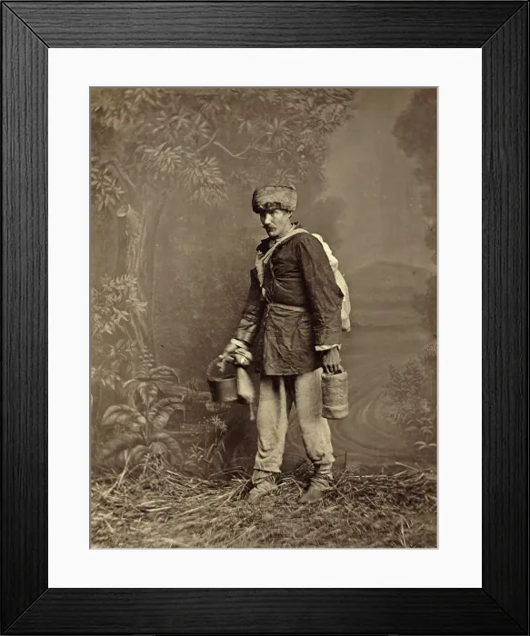 Framed Print : A Vagrant on the Loose, 1891. Creator: Aleksei Kuznetsov Framed Print : A Vagrant on the Loose, 1891. Creator: Aleksei Kuznetsov