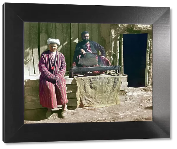 Kebab restaurant, Samarkand, between 1905 and 1915. Creator: Sergey Mikhaylovich Prokudin-Gorsky