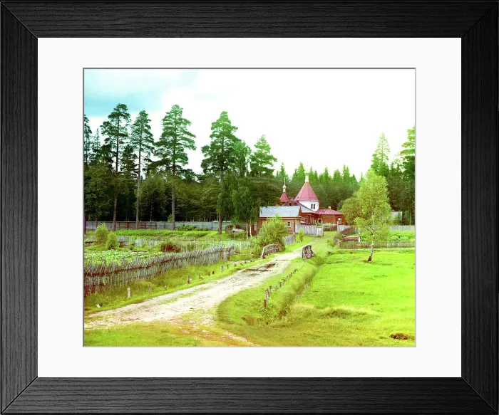 Framed Print : Assumption Hermitage [Russian Empire], 1909. Creator: Sergey Mikhaylovich Prokudin-Gorsky