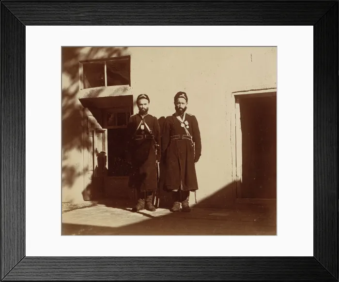 Framed Print : Native police, Samarkand, between 1905 and 1915. Creator: Sergey Mikhaylovich Prokudin-Gorsky Framed Print : Native police, Samarkand, between 1905 and 1915. Creator: Sergey Mikhaylovich Prokudin-Gorsky