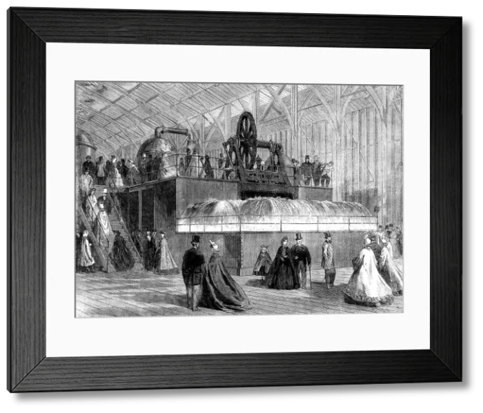 Framed Print : The International Exhibition: centrifugal pump by Easton, Amos, and Co... 1862. Creator: Unknown Framed Print : The International Exhibition: centrifugal pump by Easton, Amos, and Co... 1862. Creator: Unknown
