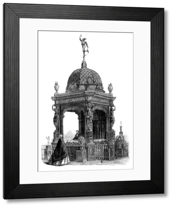 Framed Print : The International Exhibition: Mr. Harry Emanuel's Trophy, 1862. Creator: Unknown Framed Print : The International Exhibition: Mr. Harry Emanuel's Trophy, 1862. Creator: Unknown