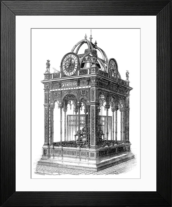 Framed Print : The International Exhibition: Mr. Benson's Trophy, 1862. Creator: Unknown Framed Print : The International Exhibition: Mr. Benson's Trophy, 1862. Creator: Unknown