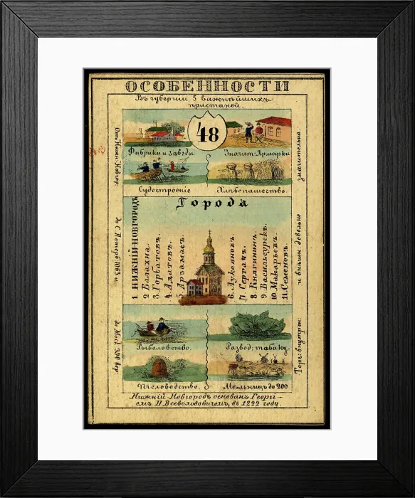 Framed Print : Nizhegorod Province, 1856. Creator: Unknown