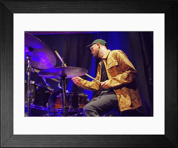 Framed Print : Peter Adam Hill, Guido Spannocchi Quartet, Verdict Jazz Club, Brighton, East Sussex, Sept 2023. Creator: Brian O'Connor Framed Print : Peter Adam Hill, Guido Spannocchi Quartet, Verdict Jazz Club, Brighton, East Sussex, Sept 2023. Creator: Brian O'Connor