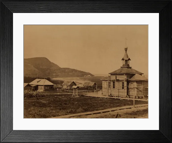 Framed Print : Prison Church at the Aleksandrovsk Post, 1880-1899. Creator: Innokenty Ignatievich Pavlovsky Framed Print : Prison Church at the Aleksandrovsk Post, 1880-1899. Creator: Innokenty Ignatievich Pavlovsky