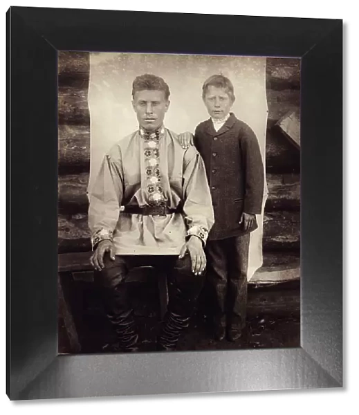 Russian Traders in Uriankhai Territory. Twelve-Year-Old Son of the Cossack Sadovskii... 1897. Creator: Unknown