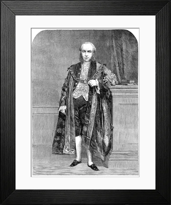 Framed Print : The Right Hon. W. A. Rose, the new Lord Mayor, 1862. Creator: Unknown Framed Print : The Right Hon. W. A. Rose, the new Lord Mayor, 1862. Creator: Unknown