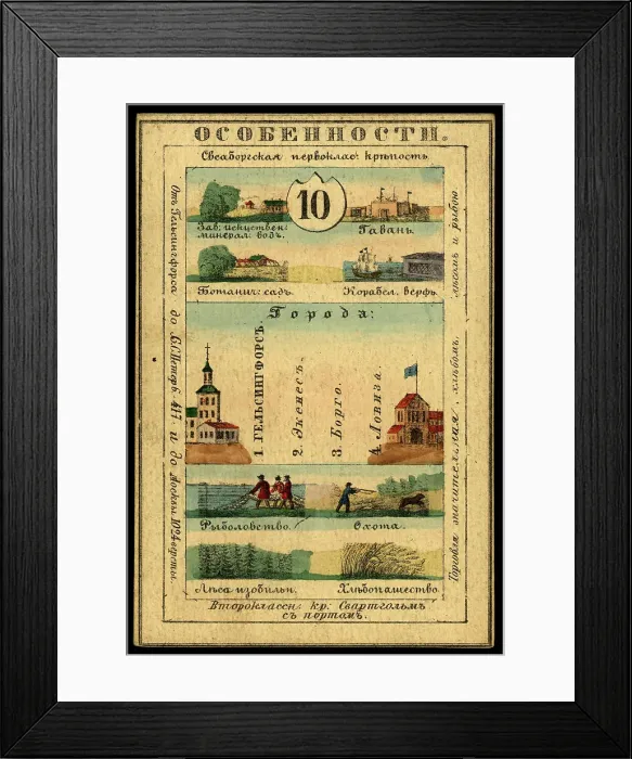 Framed Print : Nyland Province, 1856. Creator: Unknown Framed Print : Nyland Province, 1856. Creator: Unknown