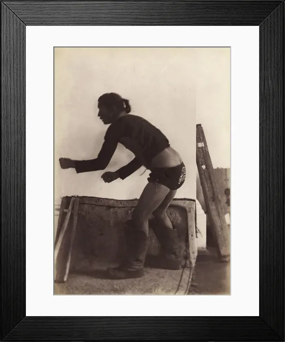 Framed Print : A Uriankhai-Todzhin Fighter. Same as Number 8 but from the Side, 1897. Creator: Unknown Framed Print : A Uriankhai-Todzhin Fighter. Same as Number 8 but from the Side, 1897. Creator: Unknown