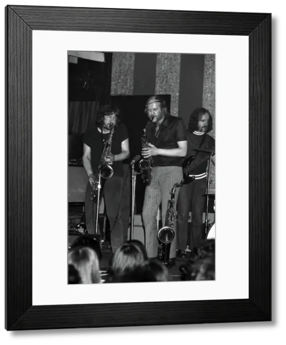 Framed Print : Dick Morrisey, Dave Quincy and Jim Richardson, If, Marquee Club, Soho, London, 1971. Creator: Brian O'Connor Framed Print : Dick Morrisey, Dave Quincy and Jim Richardson, If, Marquee Club, Soho, London, 1971. Creator: Brian O'Connor