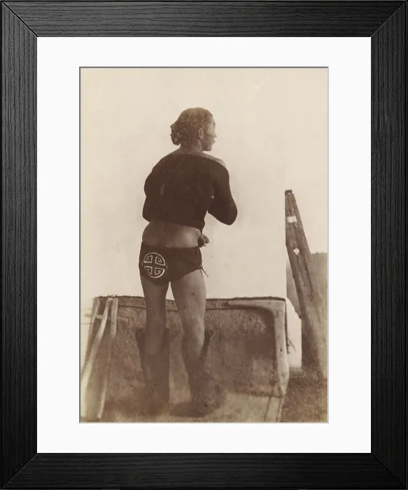 Framed Print : Uriankhai-Todzhin fighter in special costume, 1897. Creator: Unknown Framed Print : Uriankhai-Todzhin fighter in special costume, 1897. Creator: Unknown