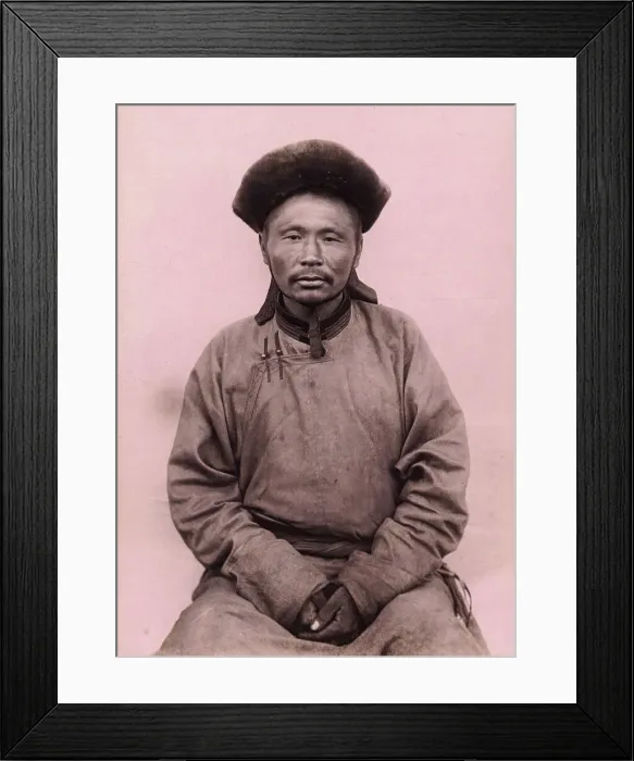 Framed Print : Ossur. A Todzhin Man, 32 Years Old. Ii River, 1897. Creator: Unknown Framed Print : Ossur. A Todzhin Man, 32 Years Old. Ii River, 1897. Creator: Unknown