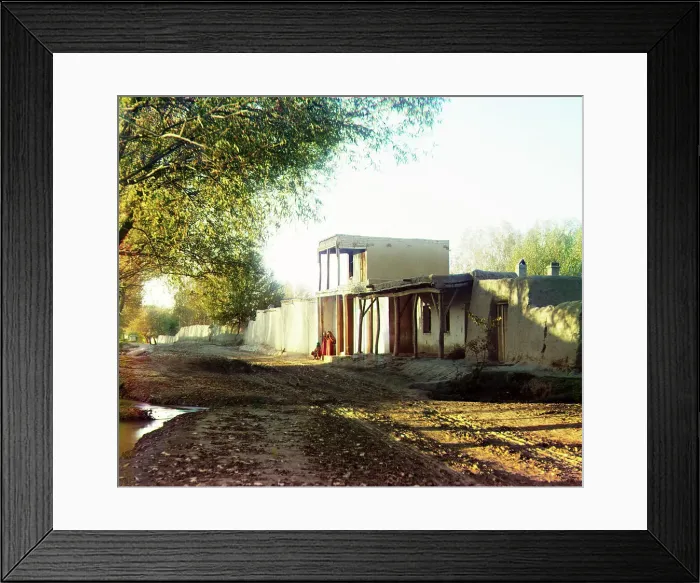 Framed Print : Sart house, Samarkand, between 1905 and 1915. Creator: Sergey Mikhaylovich Prokudin-Gorsky Framed Print : Sart house, Samarkand, between 1905 and 1915. Creator: Sergey Mikhaylovich Prokudin-Gorsky