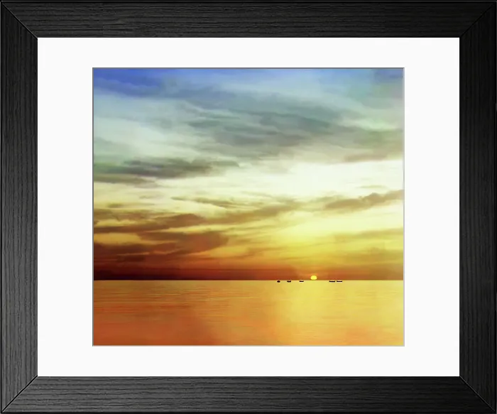 Framed Print : Sunset in Gagra, between 1905 and 1915. Creator: Sergey Mikhaylovich Prokudin-Gorsky