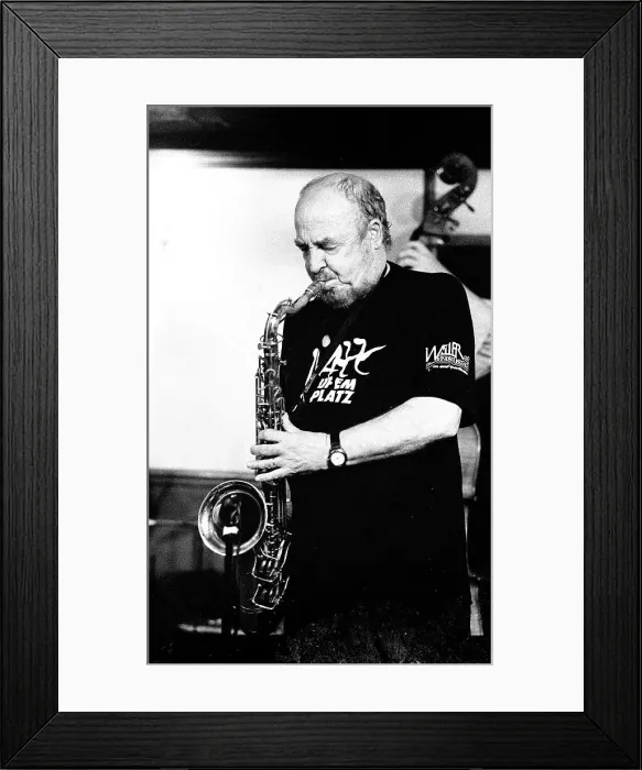 Framed Print : Danny Moss, Danny Moss Group, Watermill Jazz Club, Dorking, Surrey, 2001. Creator: Brian O'Connor Framed Print : Danny Moss, Danny Moss Group, Watermill Jazz Club, Dorking, Surrey, 2001. Creator: Brian O'Connor