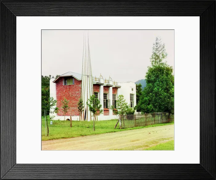 Framed Print : Bamboo workshop, Chakva, between 1905 and 1915. Creator: Sergey Mikhaylovich Prokudin-Gorsky Framed Print : Bamboo workshop, Chakva, between 1905 and 1915. Creator: Sergey Mikhaylovich Prokudin-Gorsky