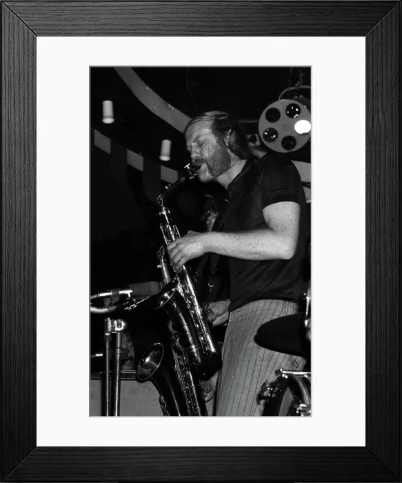 Framed Print : Dave Quincy, If, Marquee Club, Soho, London, 1971. Creator: Brian O'Connor Framed Print : Dave Quincy, If, Marquee Club, Soho, London, 1971. Creator: Brian O'Connor