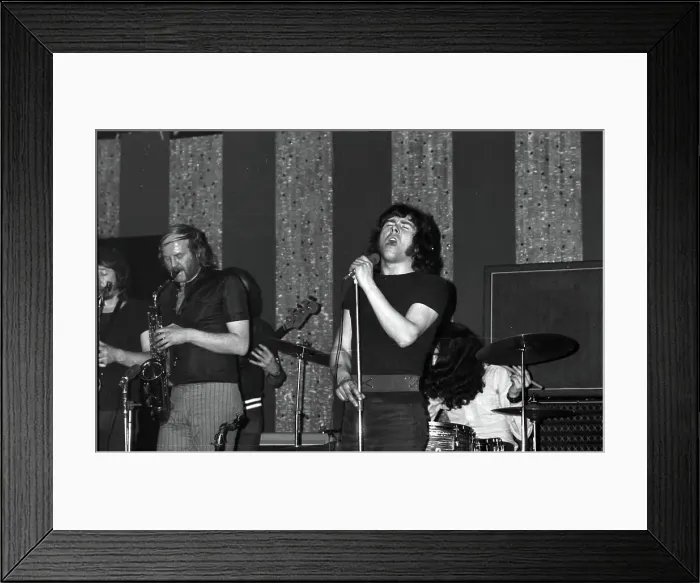 Framed Print : J.W, Hodkinson and Dave Quincy, If, Marquee Club, Soho, London, 1971. Creator: Brian O'Connor Framed Print : J.W, Hodkinson and Dave Quincy, If, Marquee Club, Soho, London, 1971. Creator: Brian O'Connor