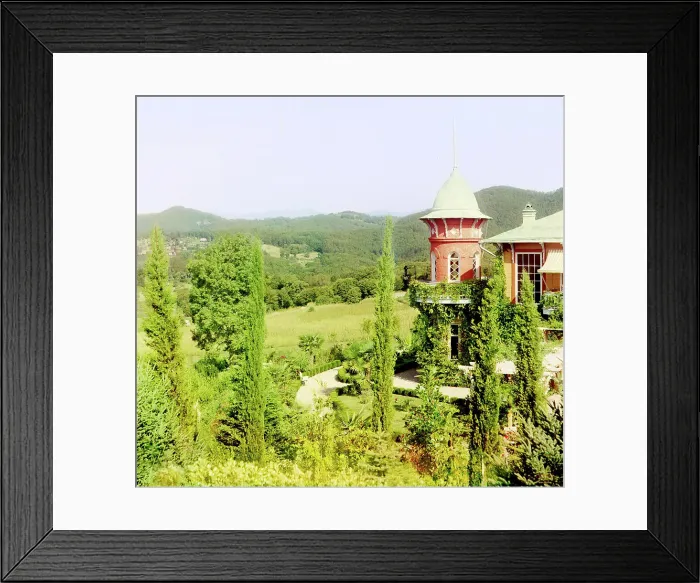 Framed Print : Corner of a dacha, between 1905 and 1915. Creator: Sergey Mikhaylovich Prokudin-Gorsky Framed Print : Corner of a dacha, between 1905 and 1915. Creator: Sergey Mikhaylovich Prokudin-Gorsky