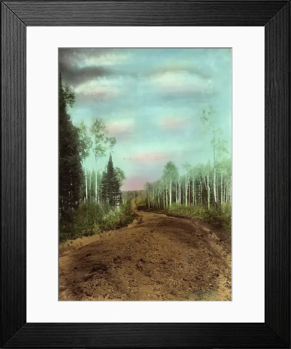 Framed Print : Roadbed After Planning. Kedrovsk-Alekseevsk Road, 1906-1908. Creator: Dorozhno-Stroitel'nyi Otdel Framed Print : Roadbed After Planning. Kedrovsk-Alekseevsk Road, 1906-1908. Creator: Dorozhno-Stroitel'nyi Otdel