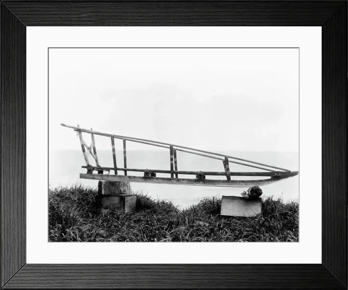 Framed Print : Sled, Nunivak, c1929. Creator: Edward Sheriff Curtis Framed Print : Sled, Nunivak, c1929. Creator: Edward Sheriff Curtis