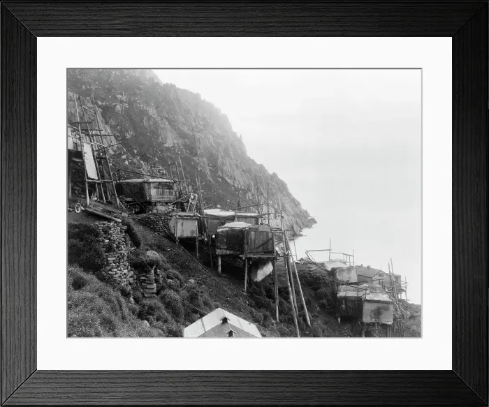 Framed Print : King Island, Alaska, c1929. Creator: Edward Sheriff Curtis Framed Print : King Island, Alaska, c1929. Creator: Edward Sheriff Curtis
