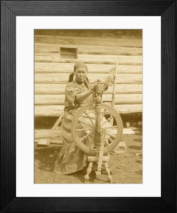 Framed Print : Spinner, 1909. Creator: Nikolai Georgievich Katanaev Framed Print : Spinner, 1909. Creator: Nikolai Georgievich Katanaev