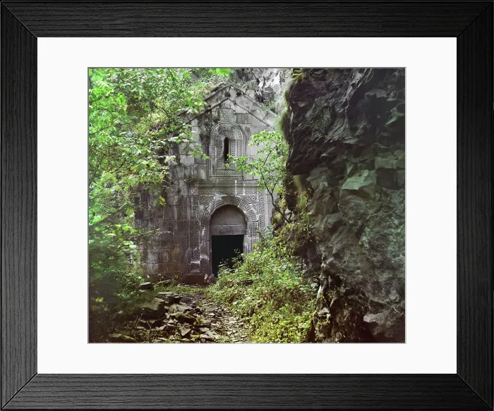 Framed Print : General view of Dabskii Monastery, between 1905 and 1915. Creator: Sergey Mikhaylovich Prokudin-Gorsky Framed Print : General view of Dabskii Monastery, between 1905 and 1915. Creator: Sergey Mikhaylovich Prokudin-Gorsky